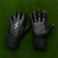⚡ Bruce Bolt Blackout Batting Gloves | Premium Leather | Pro Edition